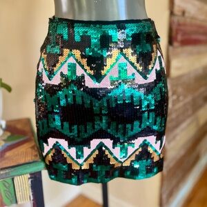 H & M Sequin Mini Skirt